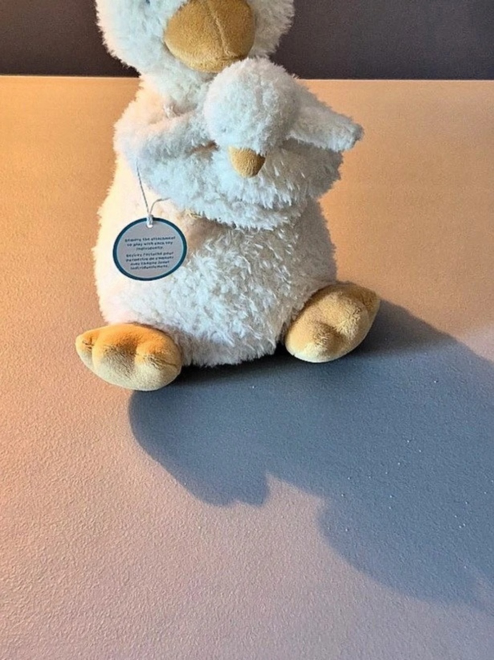 Jellycat Huddles Duck White & Orange Plush